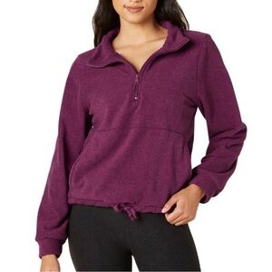 NWT Beyond Yoga “New Terrain Pullover” Size Medium • NEW Pink/Purple Pullover